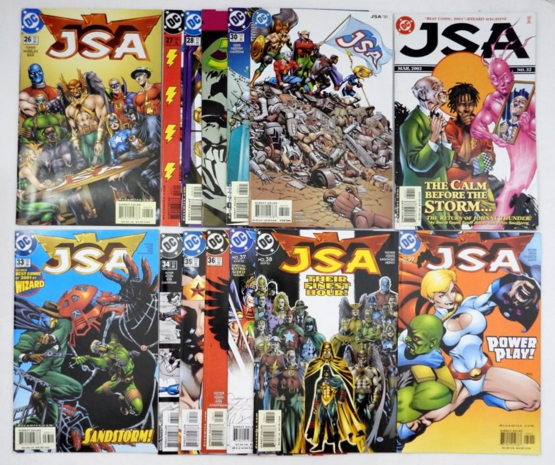 (14) DC COMICS "JSA" (2001-2002) (1 of 3)