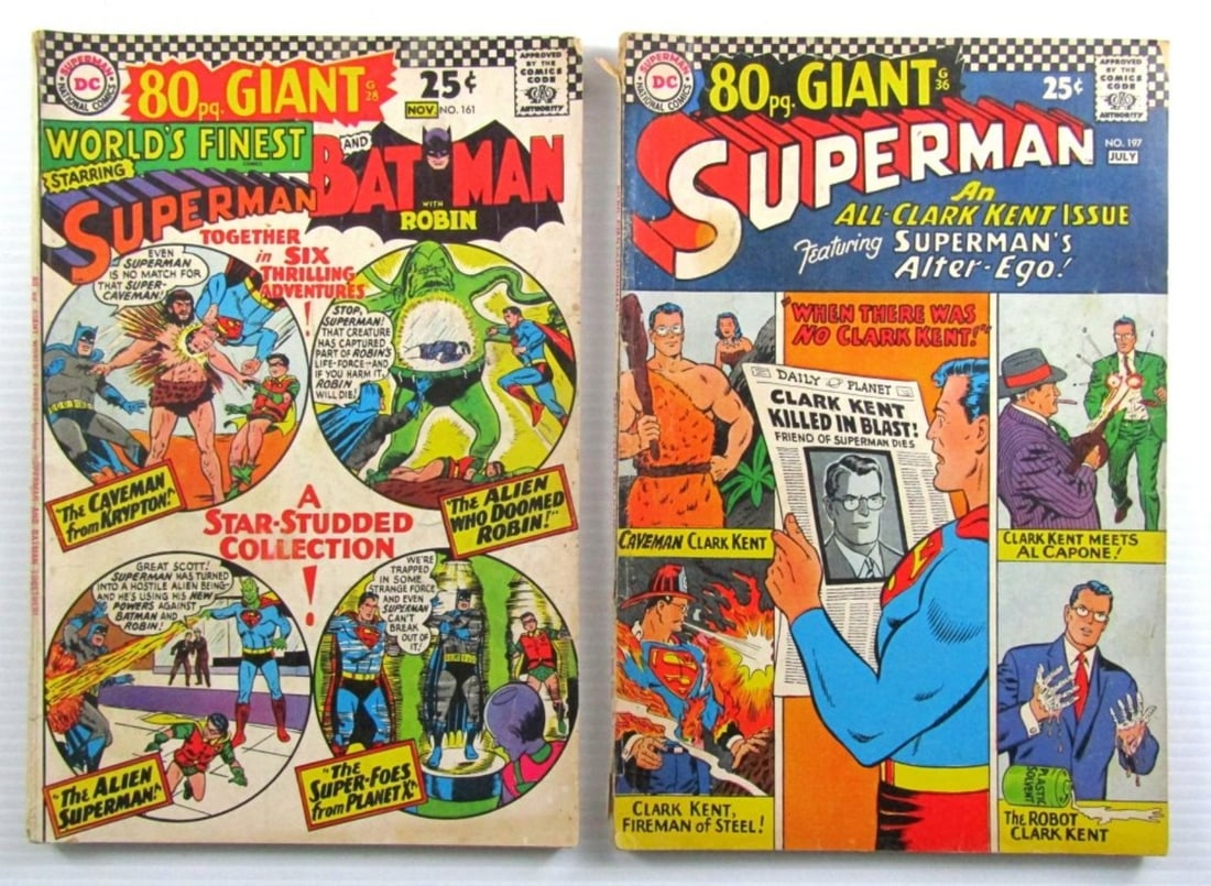 (2) Superman 80 Page Giant Comics (DC, 1966/67) (1 of 3)