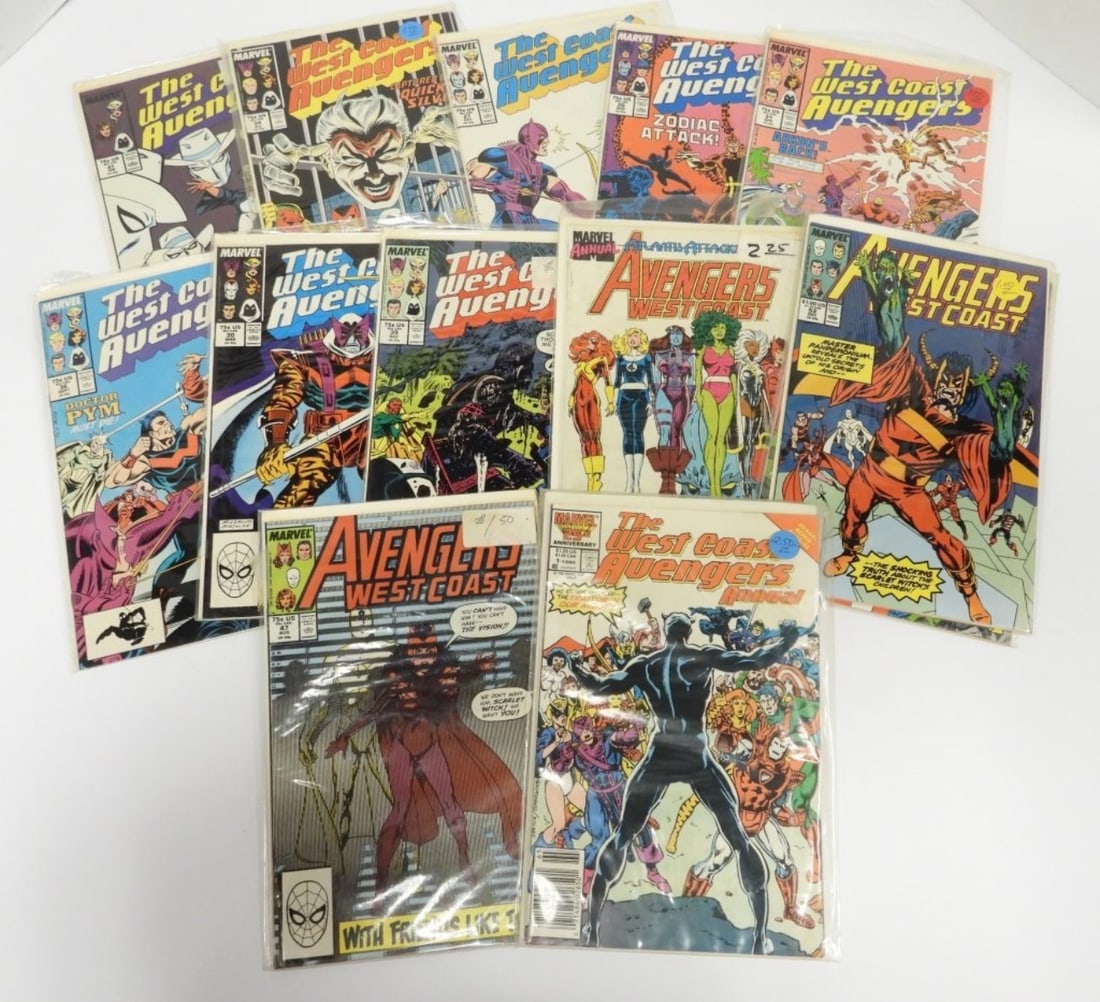 (13) MARVEL WEST COAST AVENGERS LOT (1 of 4)