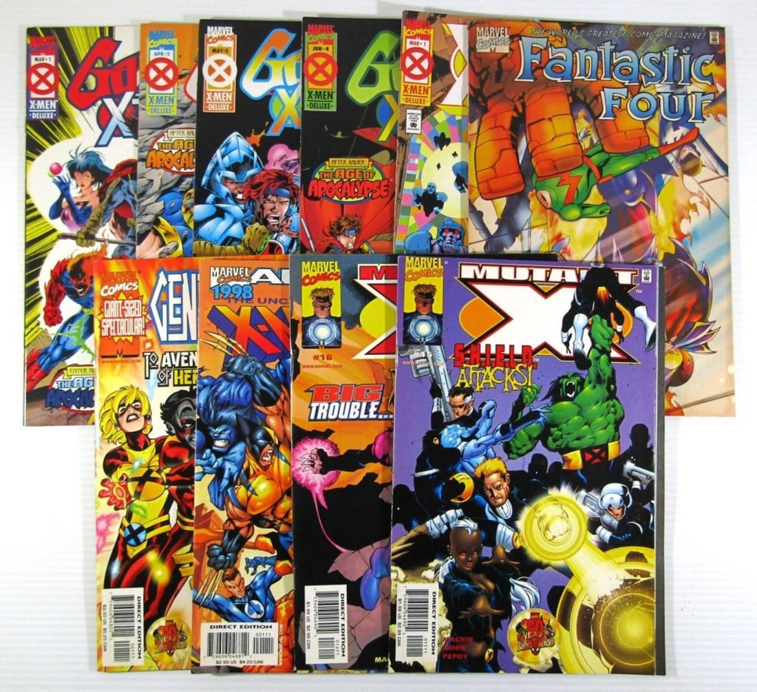 (9) MARVEL COMICS MUTANT X & GAMBIT & THE XTERNALS (1 of 2)