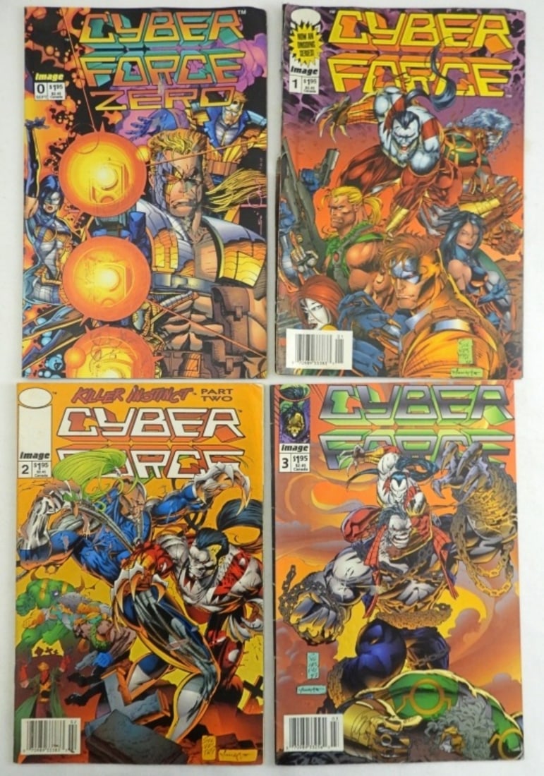 (4) Image Cyber Force Comics (1 of 3)