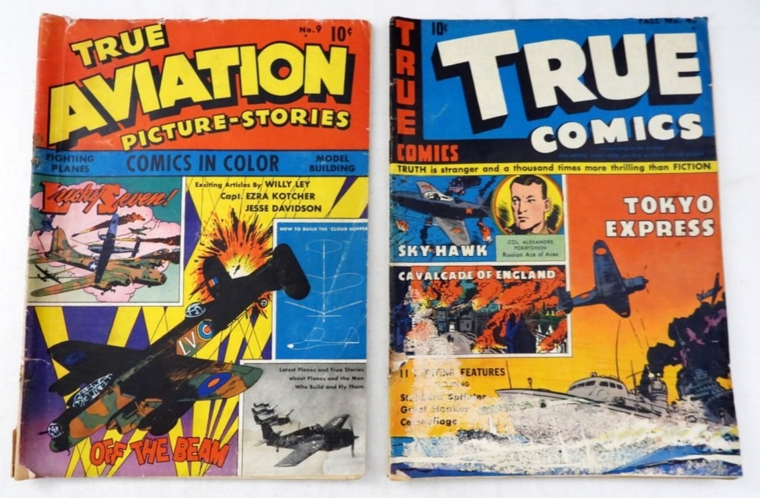 1944 TRUE AVIATION & 1945 TRUE COMICS (1 of 2)