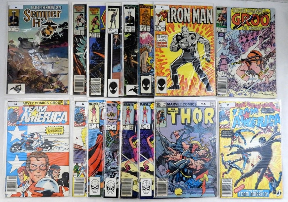 (16) MARVEL COMIC LOT - TEAM AMERICA (1 of 3)