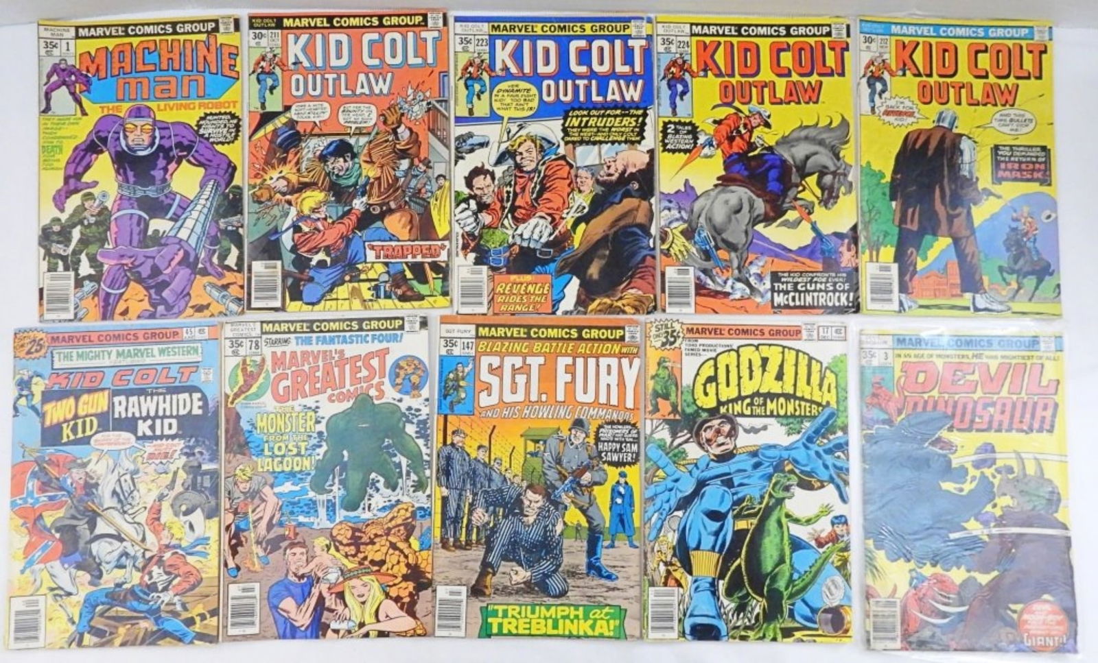 (10) MARVEL COMICS GROUP BRONZE AGE (1 of 3)