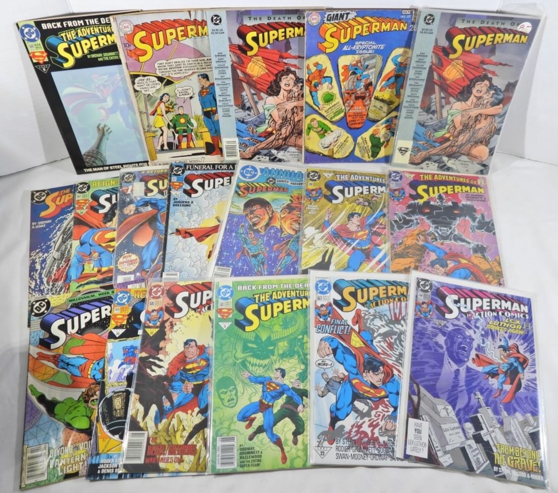 (19) DC SUPERMAN COMIC BOOKS (1 of 5)