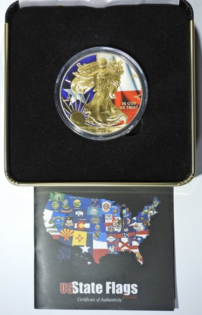 2015 "US STATE FLAGS TEXAS" SILVER EAGLE (1 of 4)