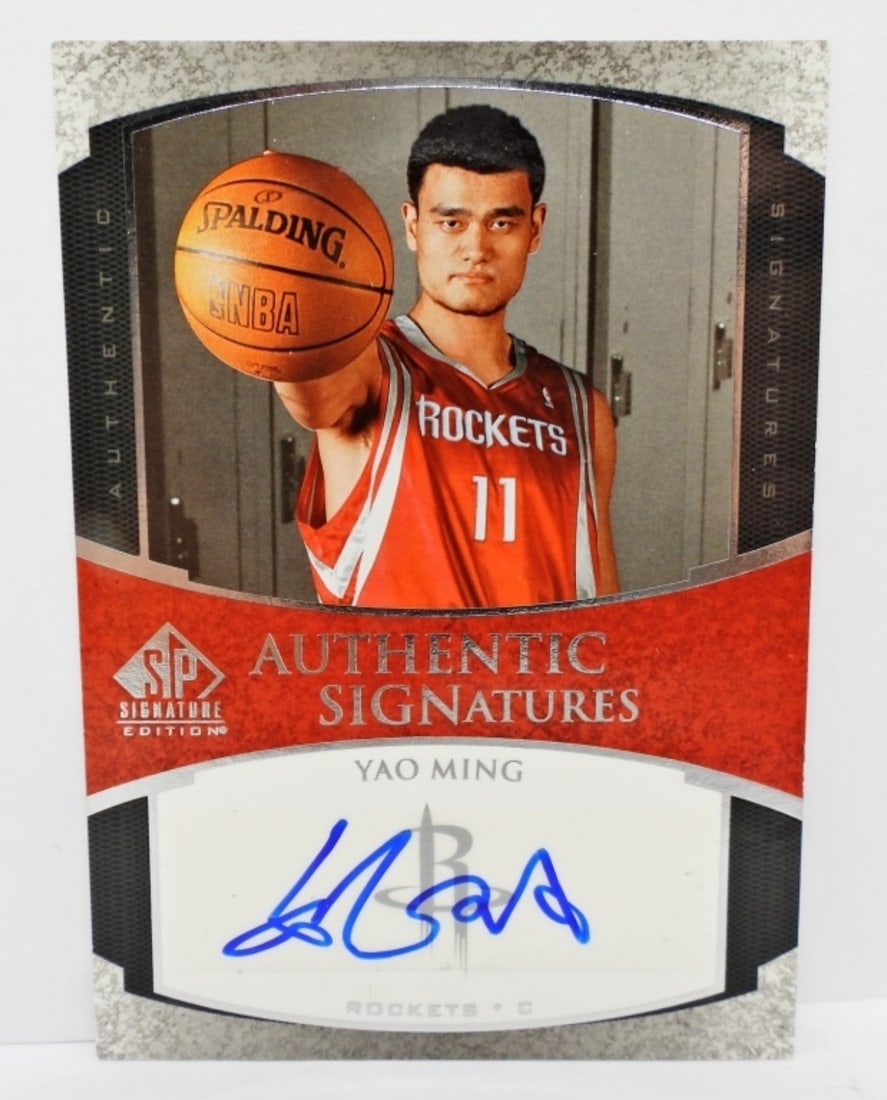 YAO  MING SP SIGNATURE EDITION CARD (1 of 2)