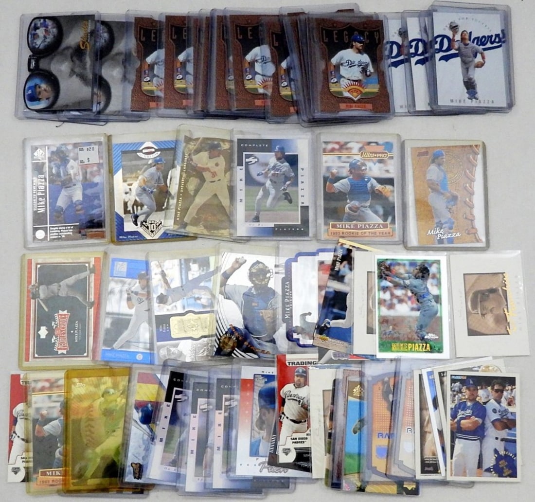 64-MIKE PIAZZA CARDS: NICE EM/NM - NICE MIXED LOT