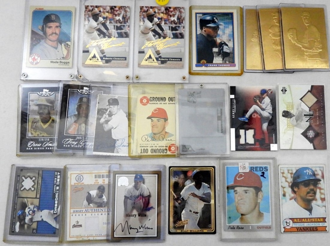 20-BASEBALL CARD MIX - (2) 24k GOLD S (1 of 2)