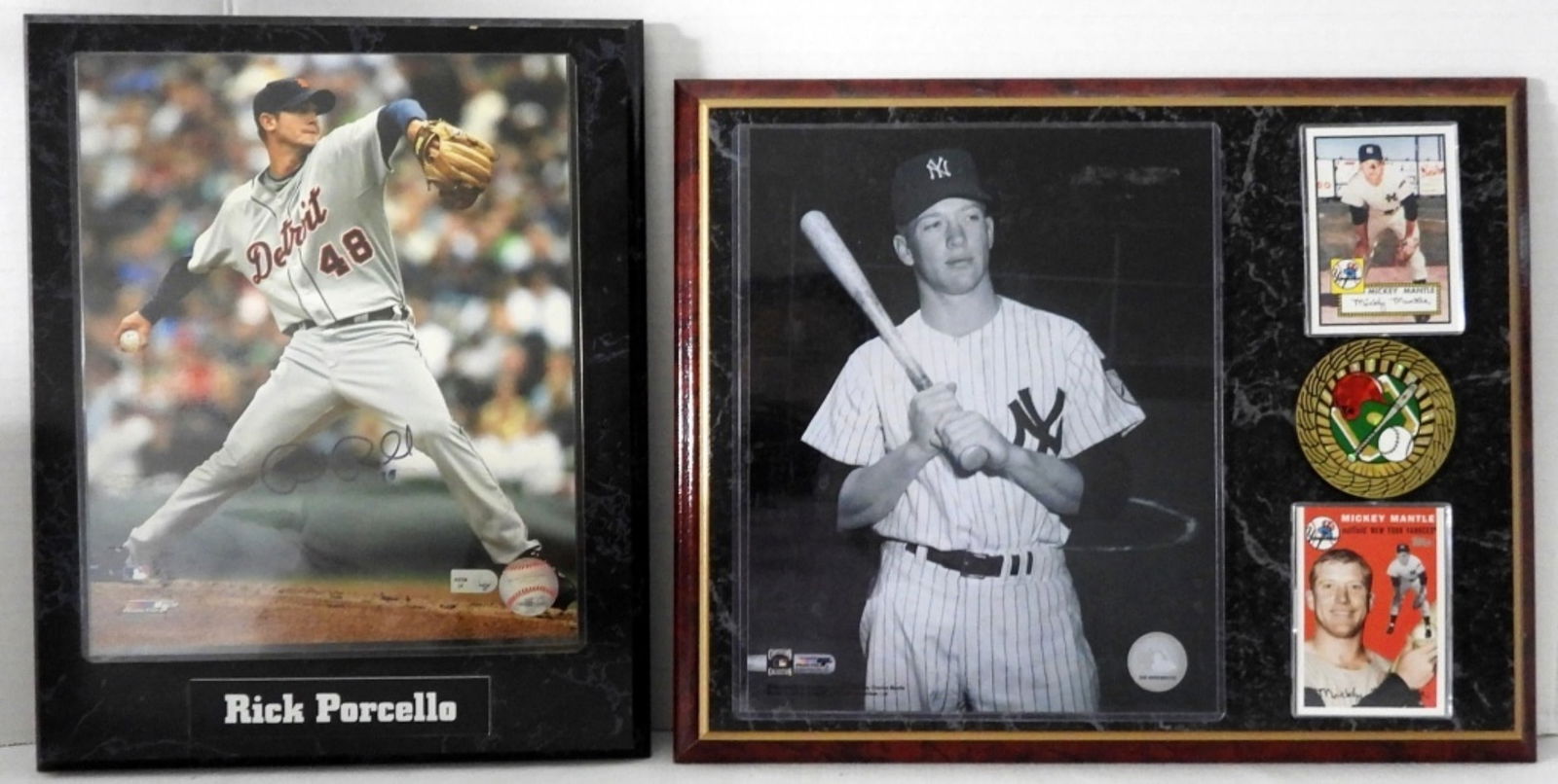 MICKEY MANTLE 8x10 PHOTO / PLAQUE (1 of 3)