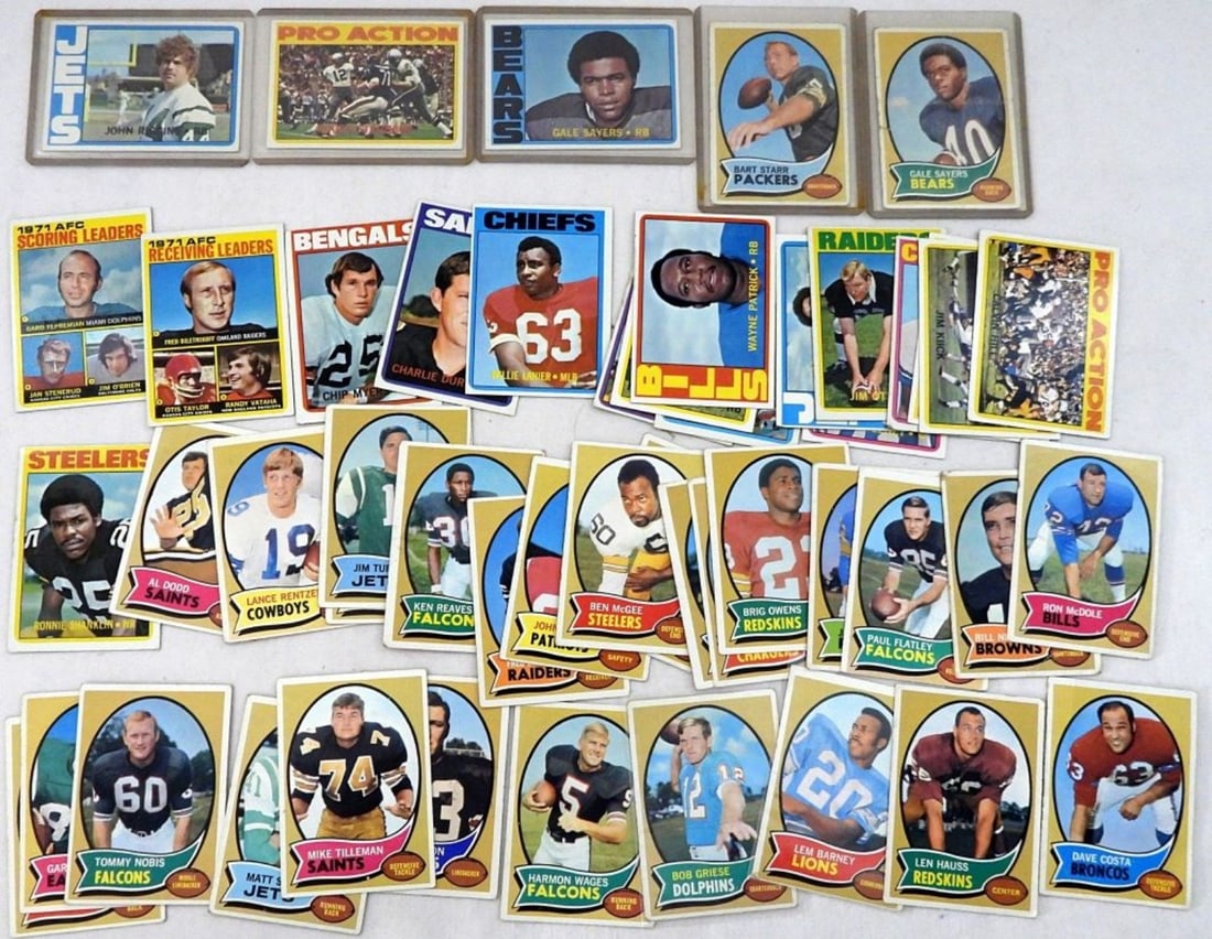 (29) 1970 TOPPS (20) 1972 TOPPS FOOTBALL (1 of 3)