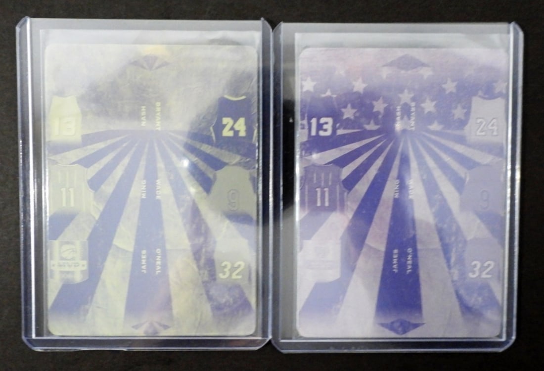 (2)2019LEAF IN THE GAME USED SPORTS PRINTING PLATE (1 of 2)