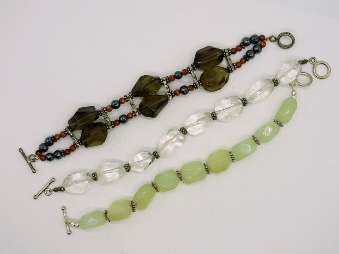 Sterling Boho Nugget Bracelets (1 of 1)