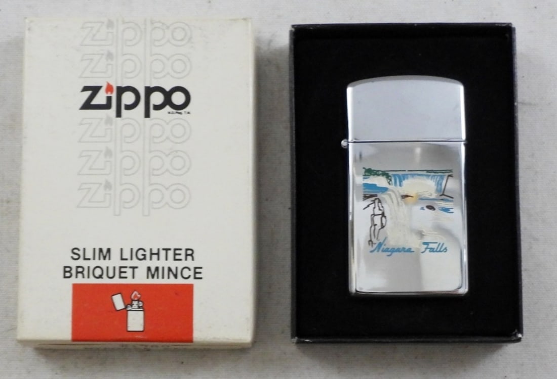 1978 UNFIRED ZIPPO NIAGARA FALLS LIGHTER (1 of 4)