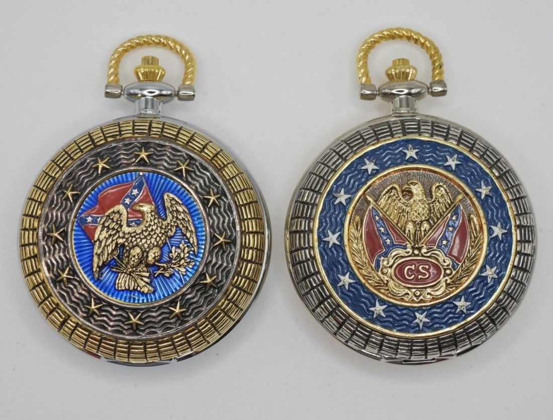 (2) FRANKLIN MINT POCKET WATCHES (1 of 3)