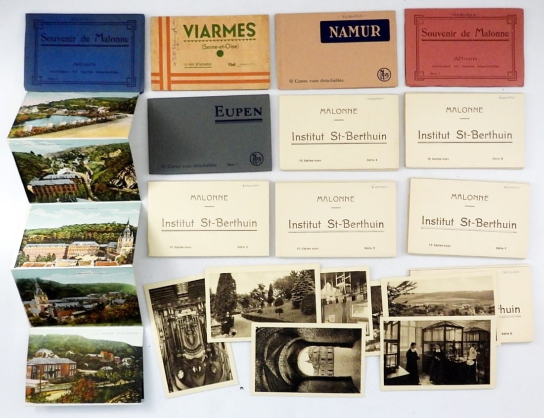 LARGE VTG POSTCARD LOT - ALL UNUSED (1 of 4)