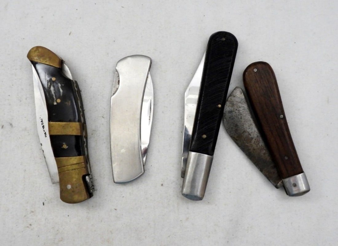 (4) Vintage Folding Pocket Knives (1 of 2)