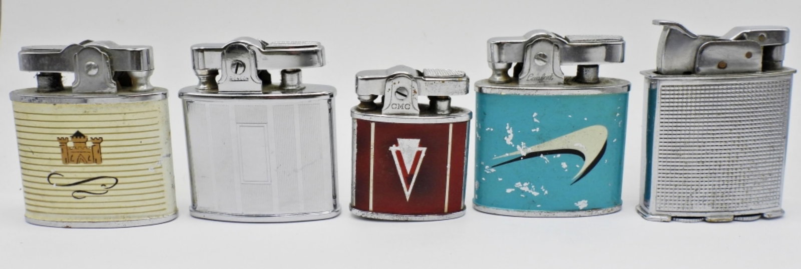 ART DECO RONSON LIGHTER LOT & MORE: RONSON, EVANS, CONTINENTAL, COMFORT, CHAMPION