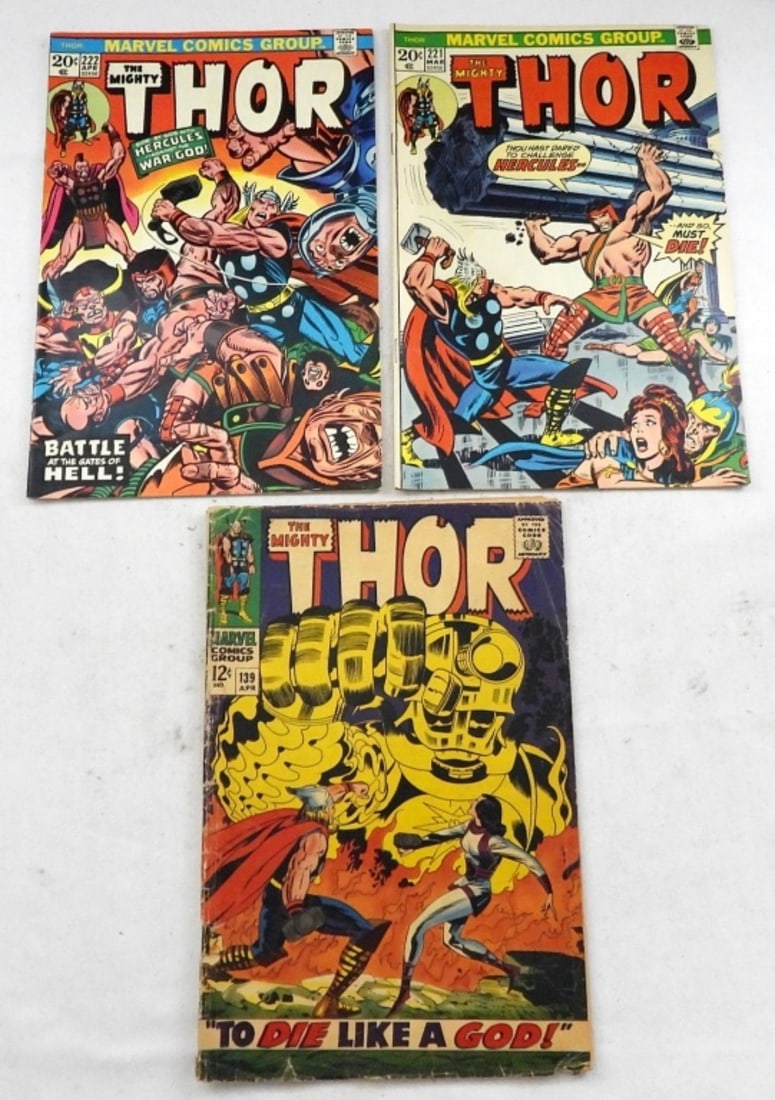 (3) MIGHTY THOR COMICS - #139 FAIR/GOOD, (1 of 2)