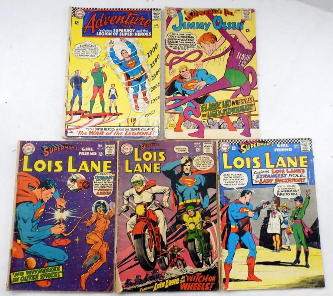 (5) VINTAGE DC 12 CENT COMICS (1 of 2)