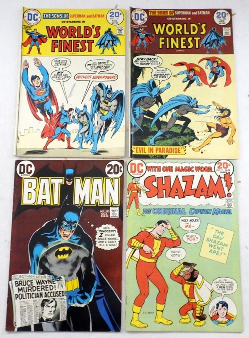 (4) VINTAGE DC 20 CENT COMIC BOOKS (1 of 2)