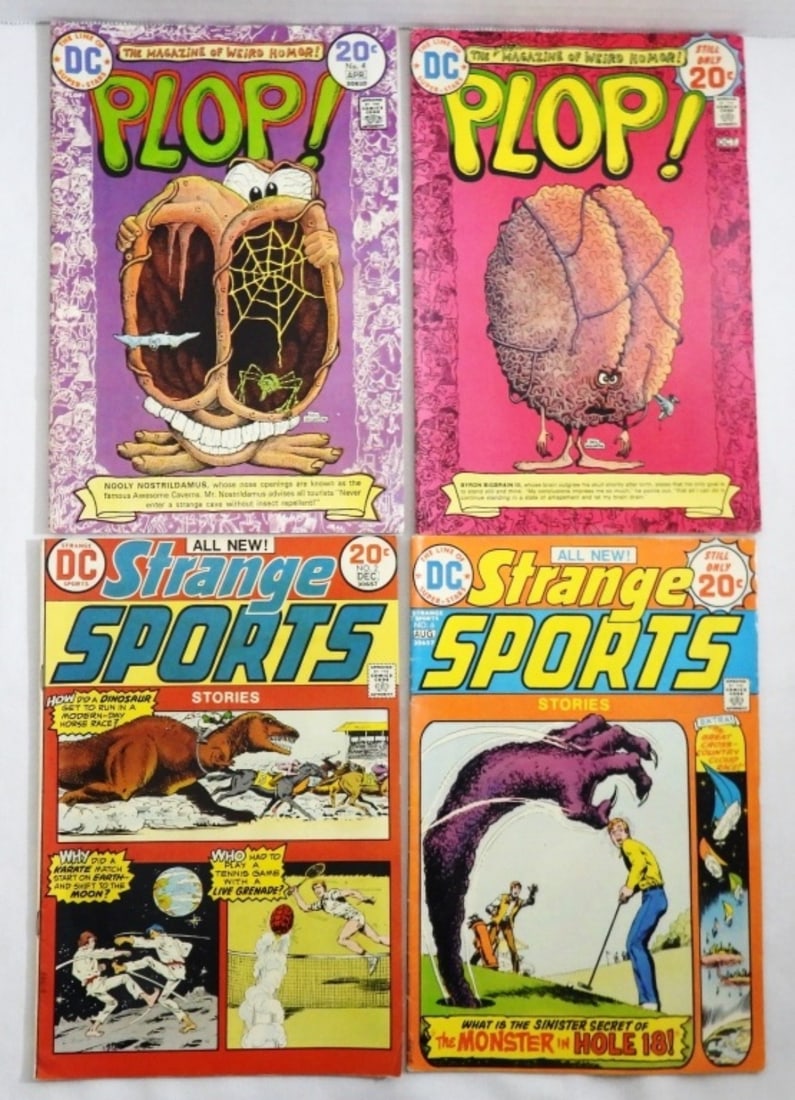 (2) DC PLOP! (2) STRANGE SPORTS COMICS (1 of 3)