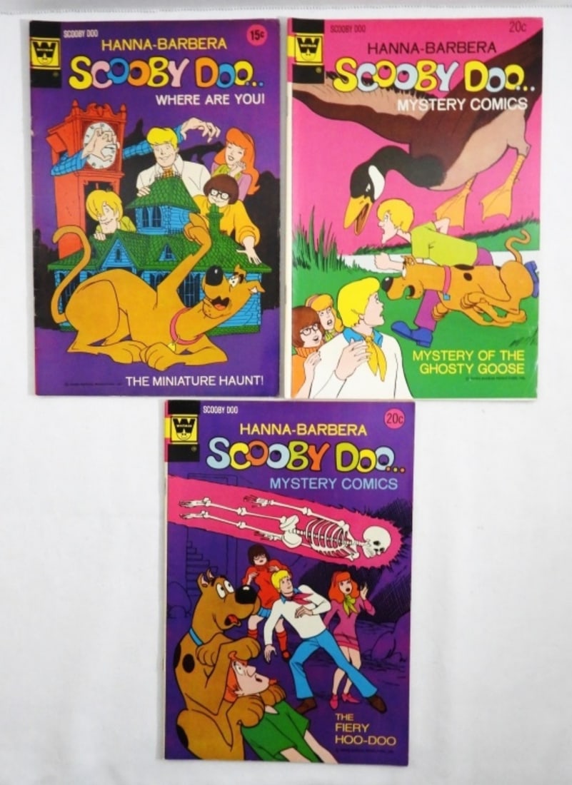 (3) WHITMAN SCOOBY DOO.. WHERE ARE YOU! COMICS (1 of 3)