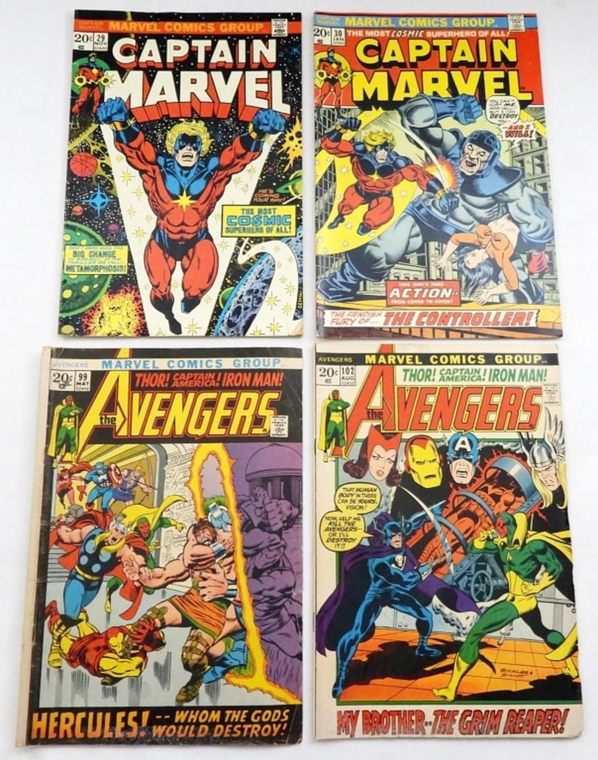 (2) CAPTAIN MARVEL (2) THE AVENGERS (1 of 2)