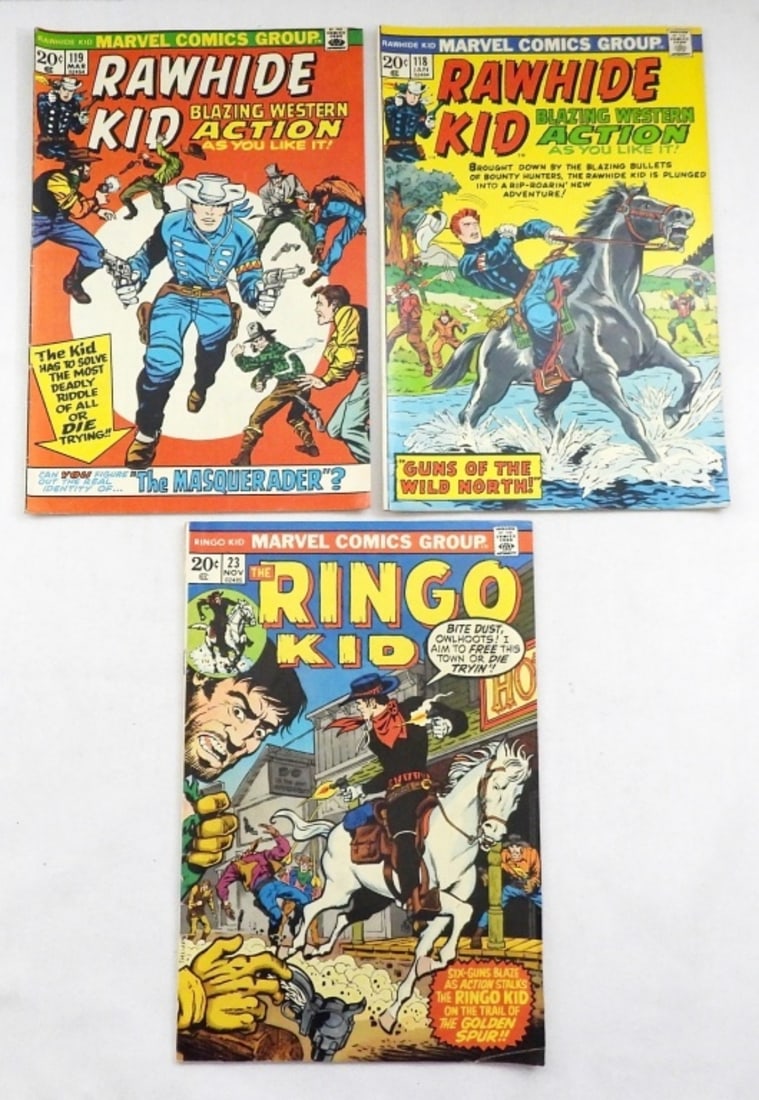 (2) RAWHIDE KID & (1) RINGO KID MARVEL's (1 of 2)