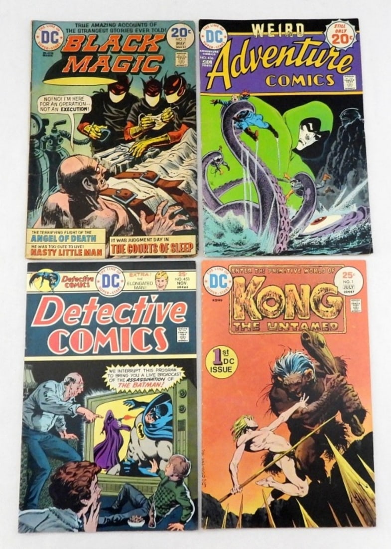 (4) EARLY DATE DC COMICS - BLACK MAGIC G (1 of 2)