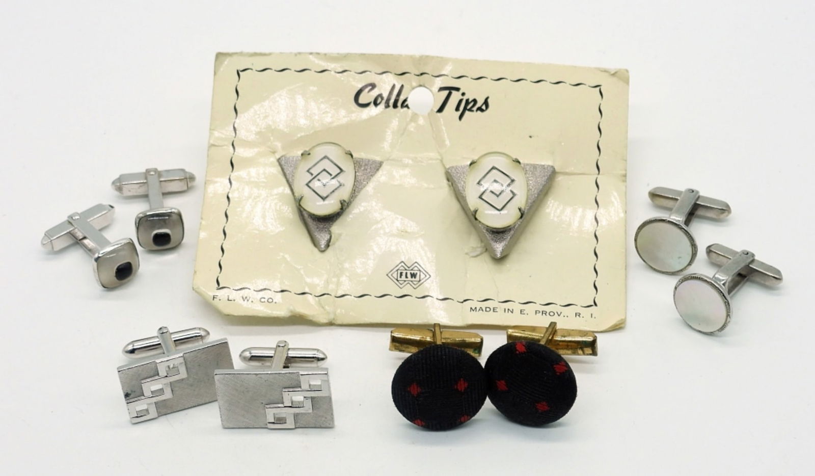 Lot of Men's Mixed Media Cuff Links (1 of 1)