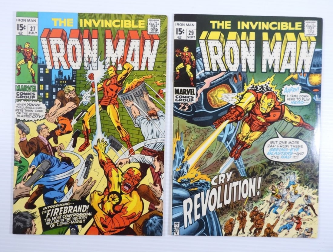 (2) MARVEL IRON MAN #27 & #29 COMICS (1 of 3)