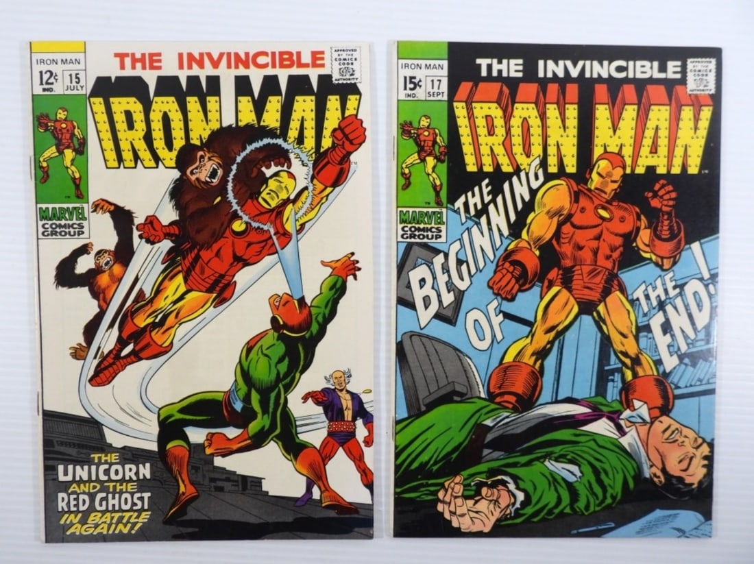 (2) Invincible Iron Man #15 & #17 MARVEL (1 of 3)