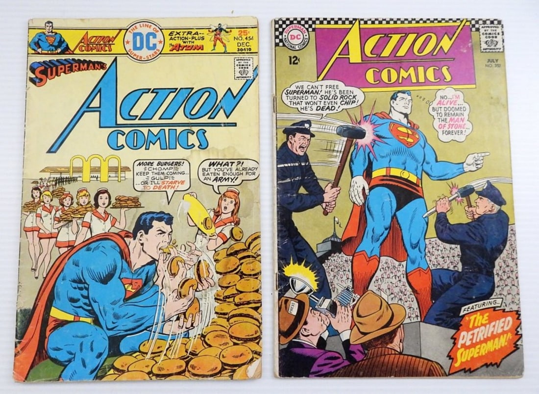(2) VINTAGE DC ACTION COMICS (1 of 2)