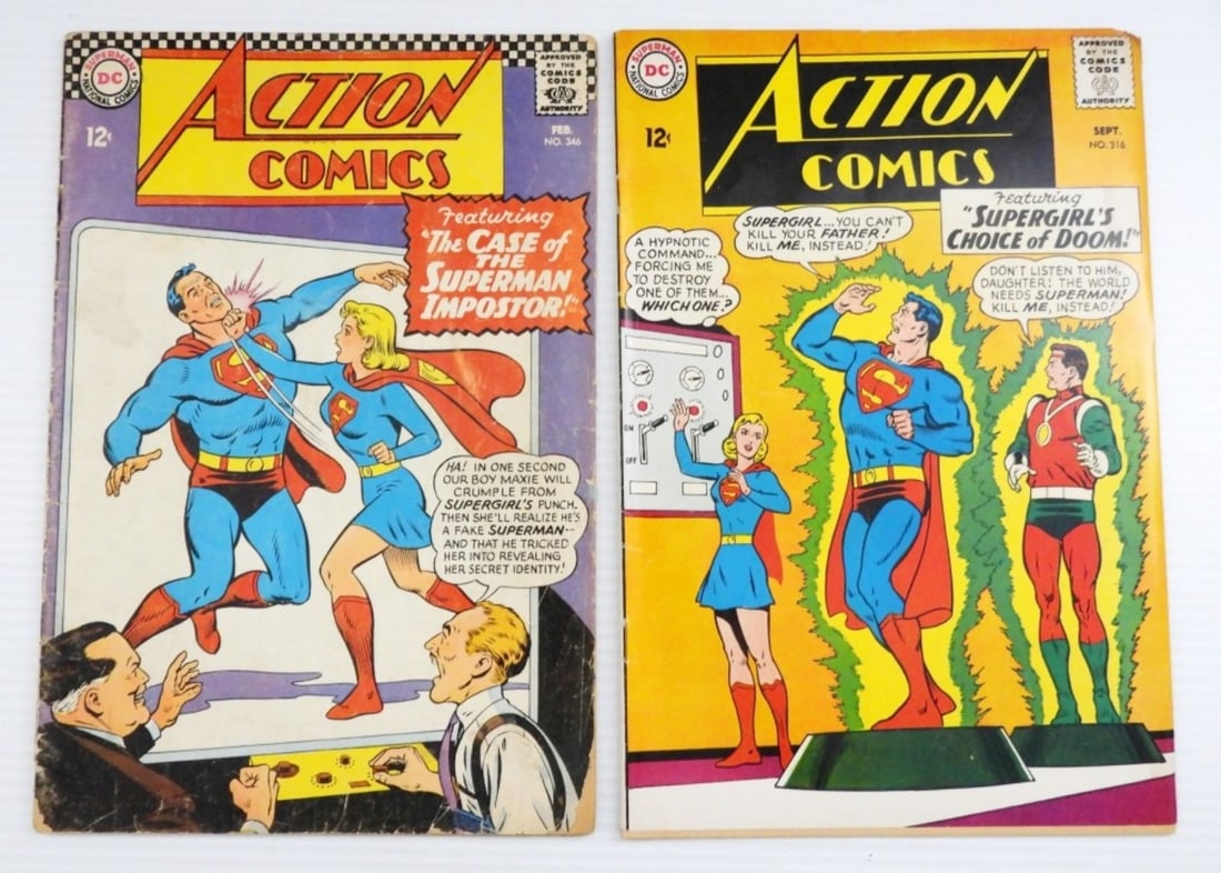 (2) VINTAGE DC ACTION COMICS (1 of 2)