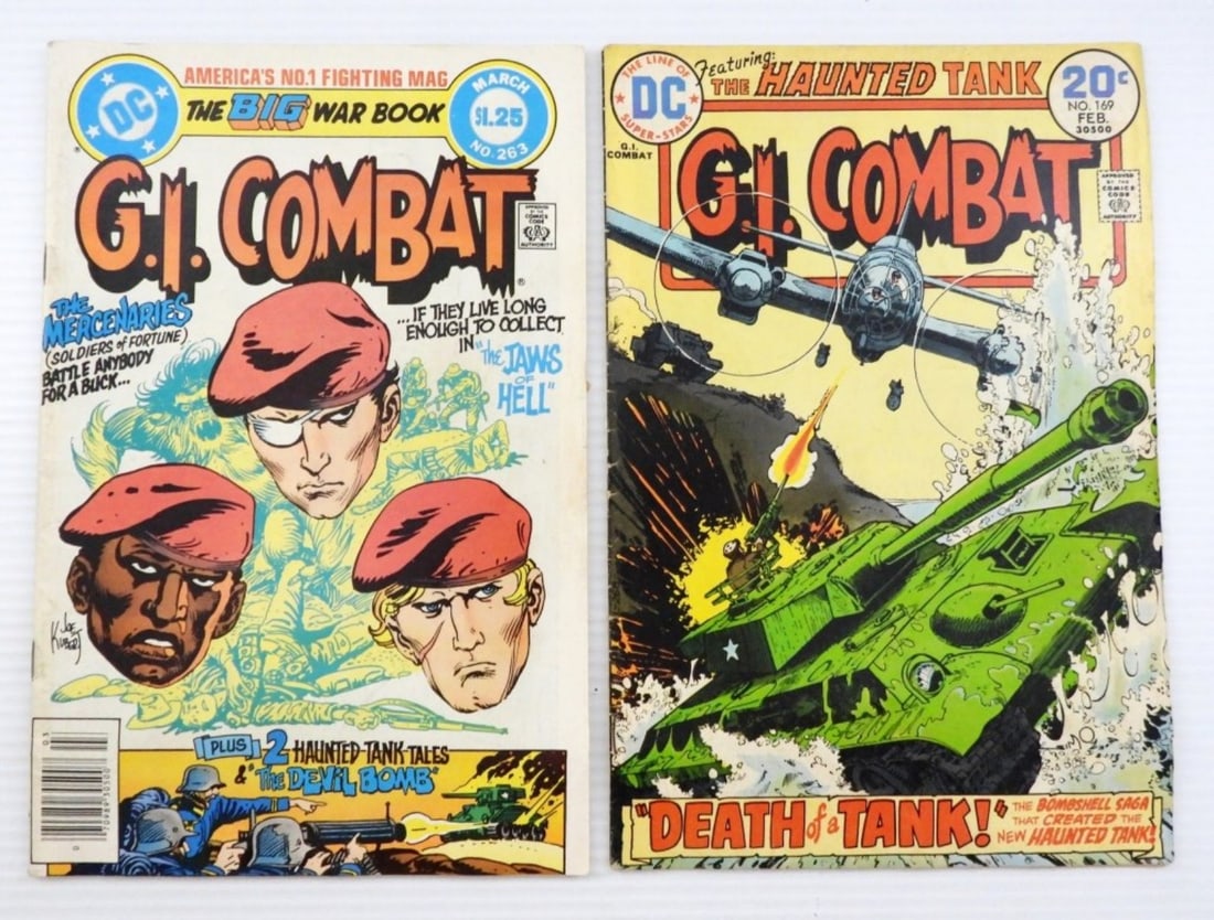 (2) VINTAGE DC COMICS G.I. COMBAT (1 of 2)
