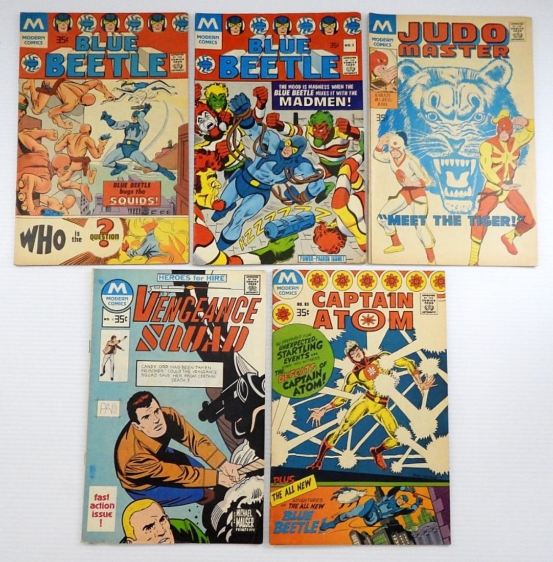(5) VINTAGE 1970s MODERN COMICS (1 of 2)