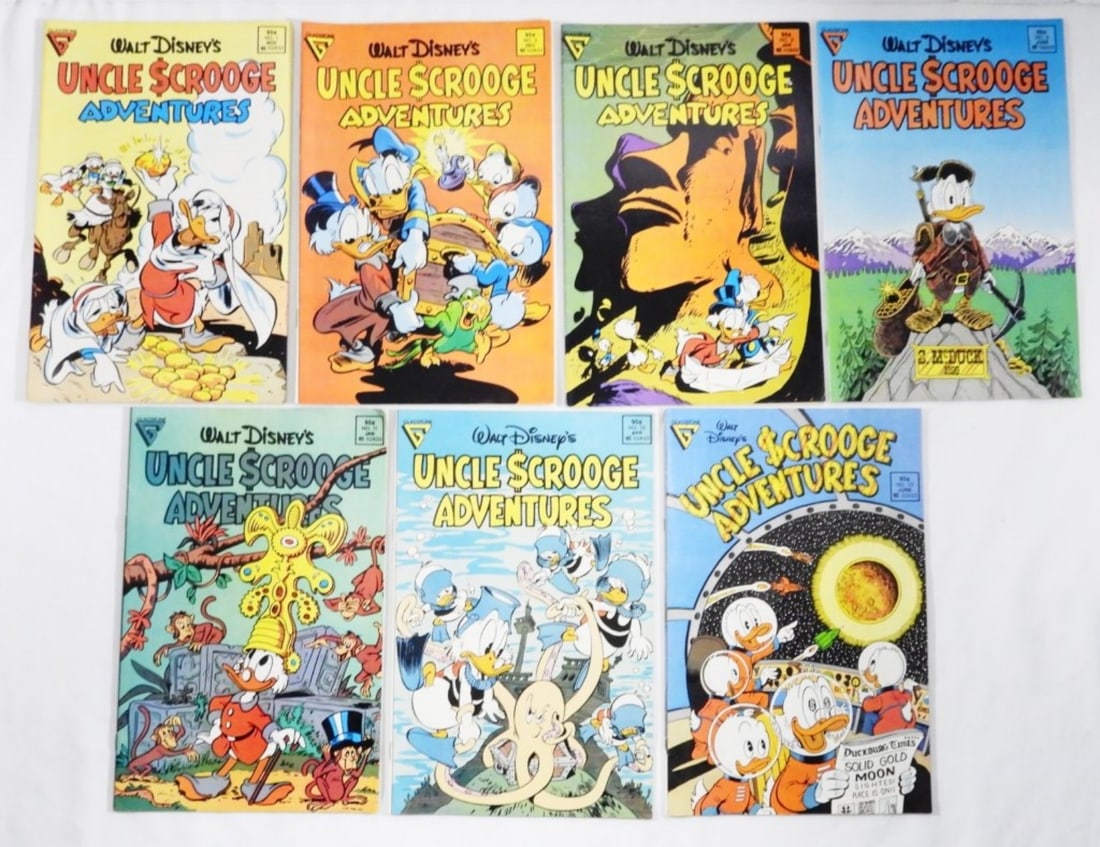 (7) WALT DISNEY UNCLE SCROOGE ADVENTURES COMICS (1 of 3)