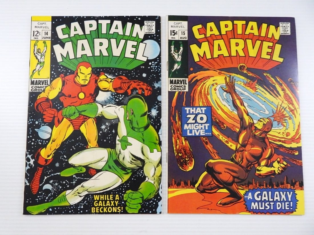 (2) CAPTAIN MARVEL #14 & #15 MARVEL '69 (1 of 2)