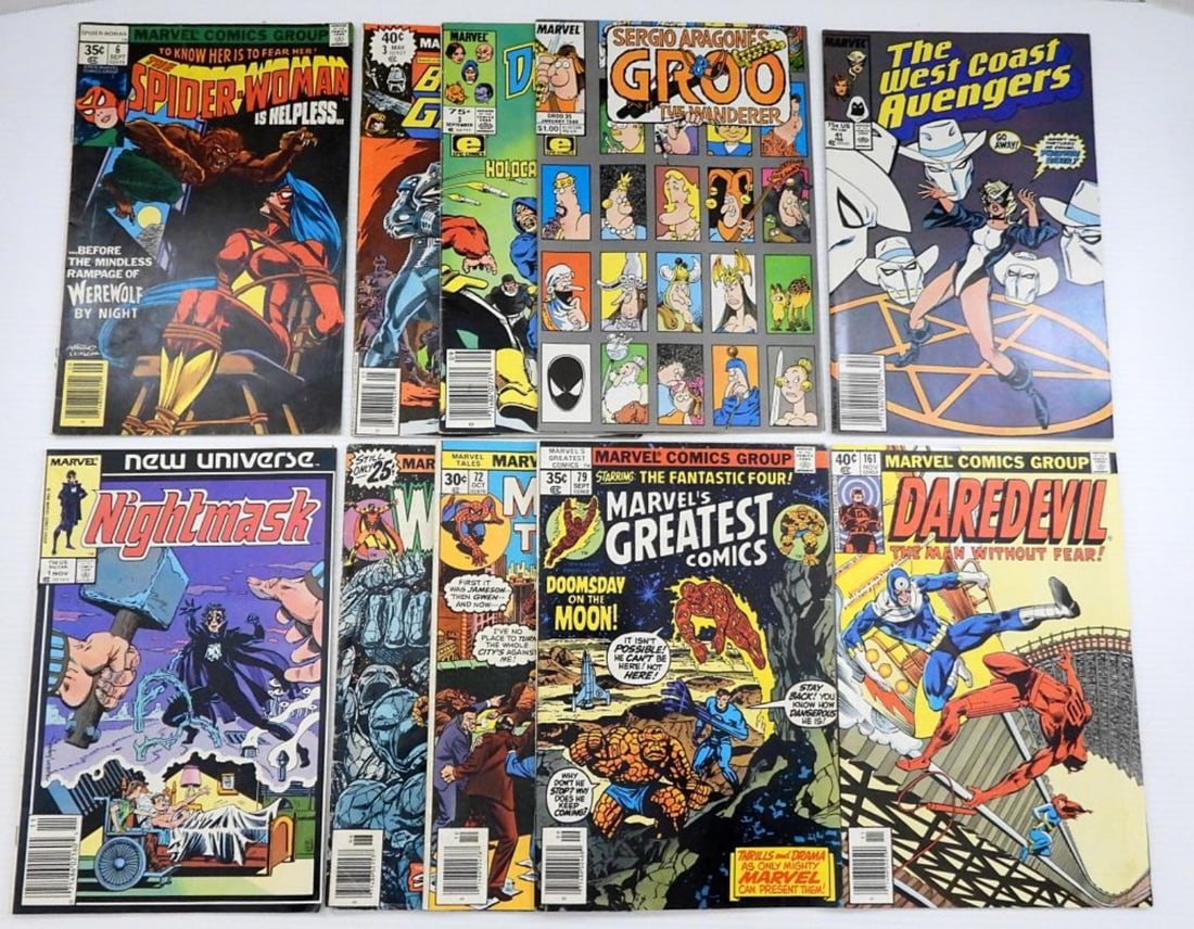 (10) MARVEL COMIC LOT - MIXED HEROES (1 of 2)