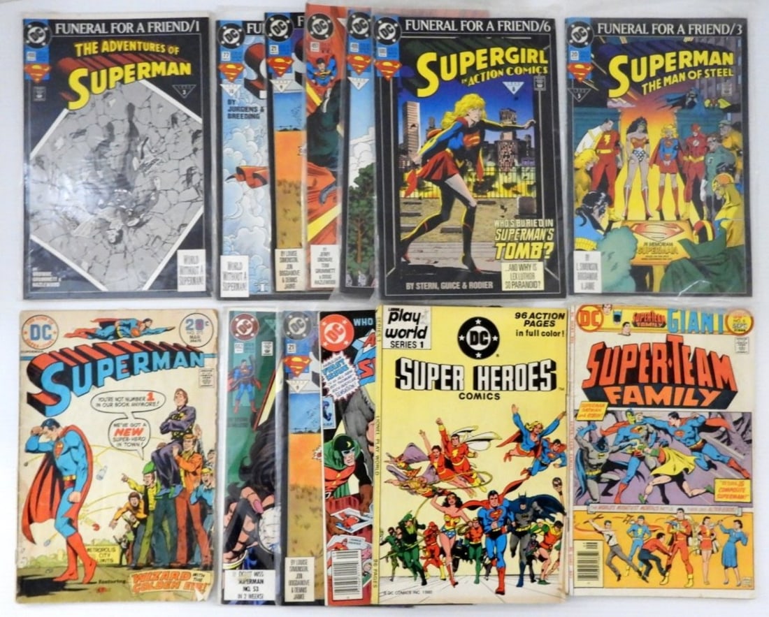 (13) DC COMIC MIX with SUPERMAN (1 of 2)
