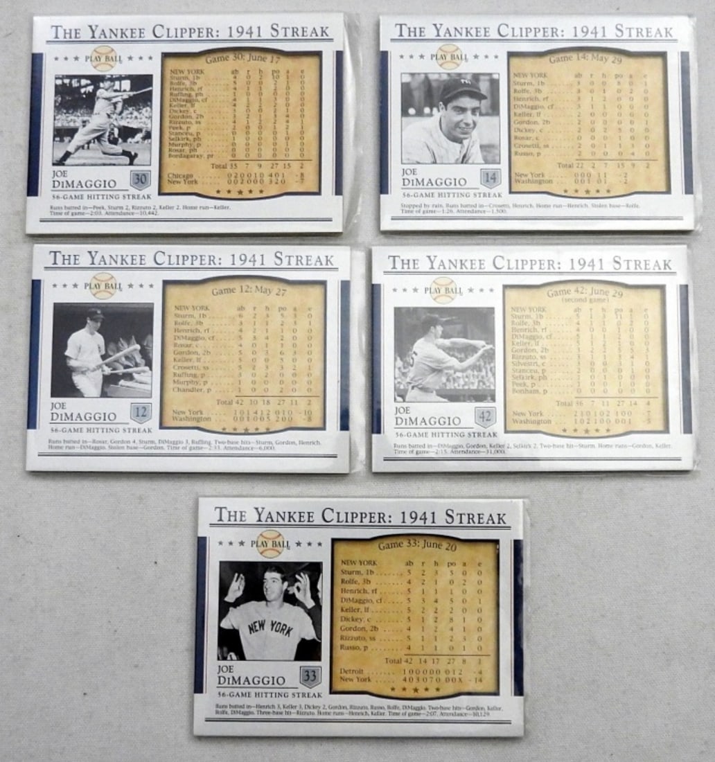 2003 UPPER DECK JOE DIMAGGIO LOT (1 of 2)