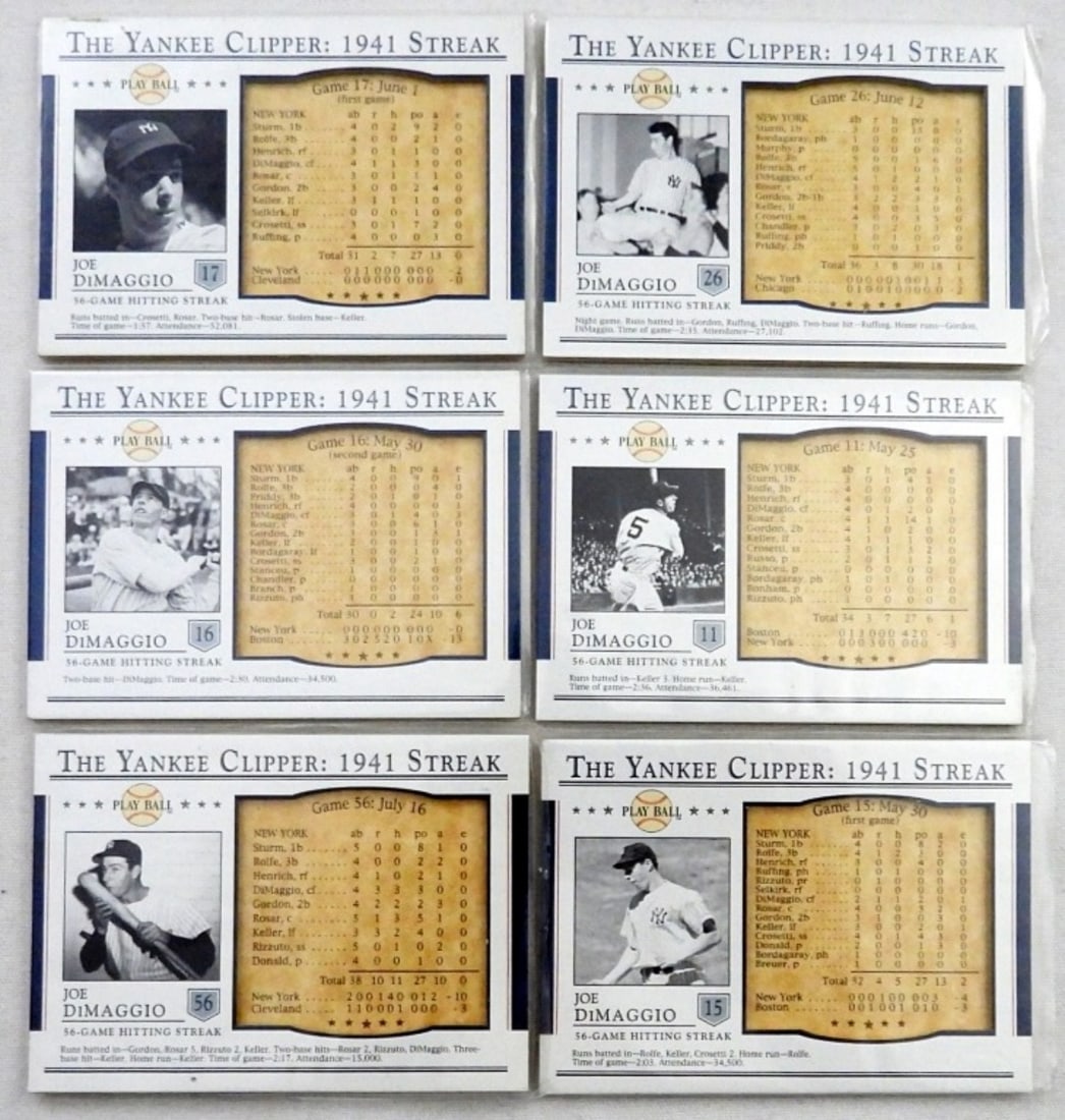 2003 UPPER DECK JOE DIMAGGIO LOT (1 of 2)