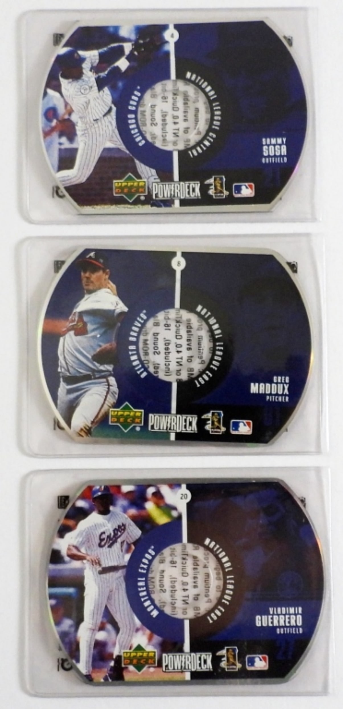 (3) 1999 UD POWER DECK BASEBALL CD ROMs (1 of 2)