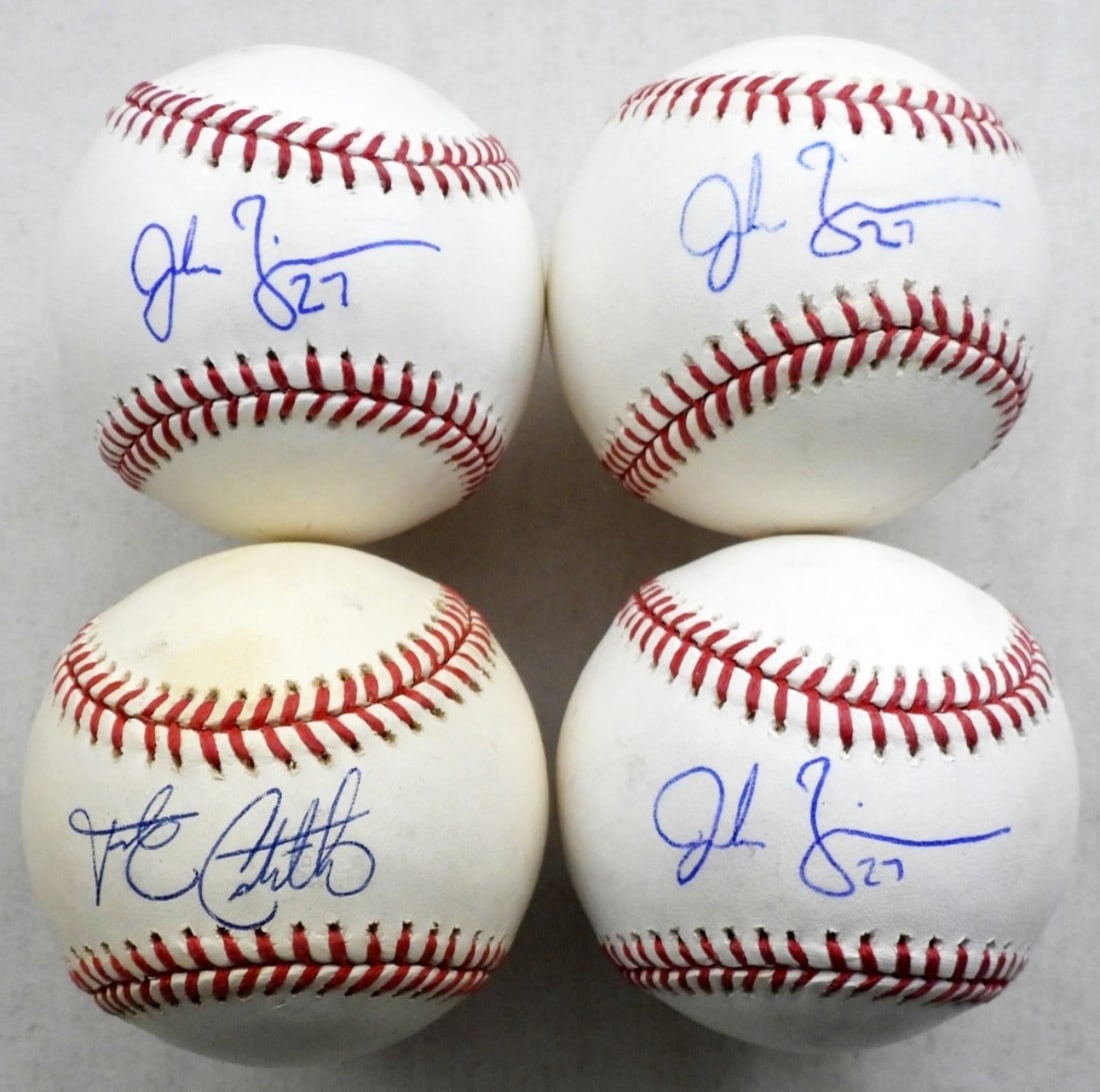 (4) AUTOGRAPHED BASEBALLS - UNIDENTIFIED (1 of 2)