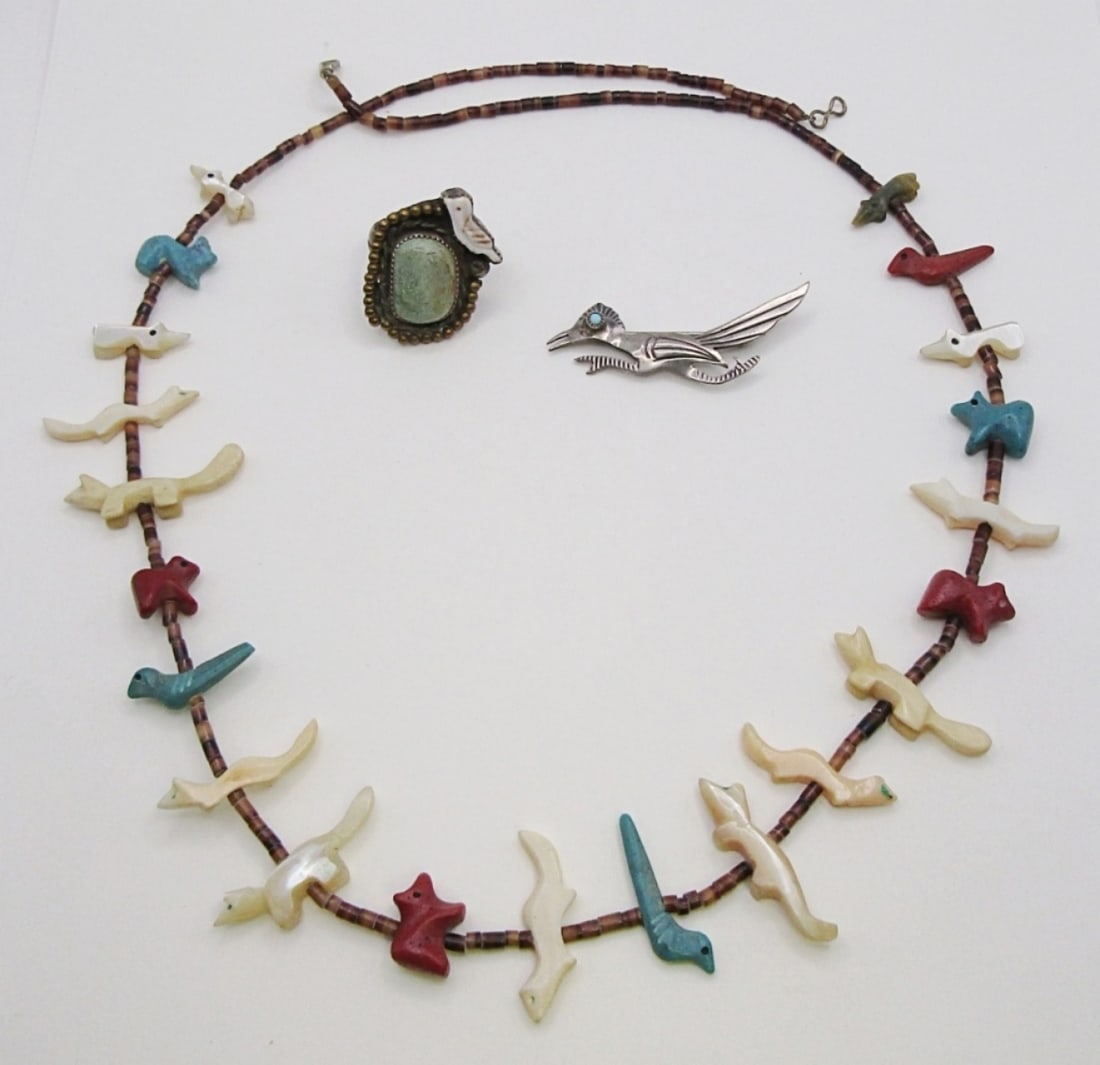 SOUTHWEST FETISH, BIRD, & ANIMAL LOT (1 of 7)