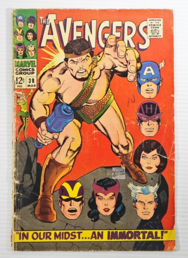 1967 AVENGERS #38 MARVEL COMIC (1 of 3)