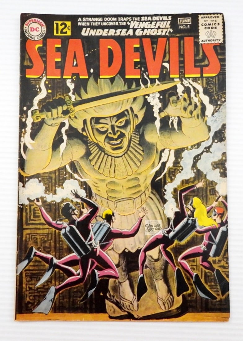 1962 DC COMICS SEA DEVILS ISSUE #5 (1 of 2)