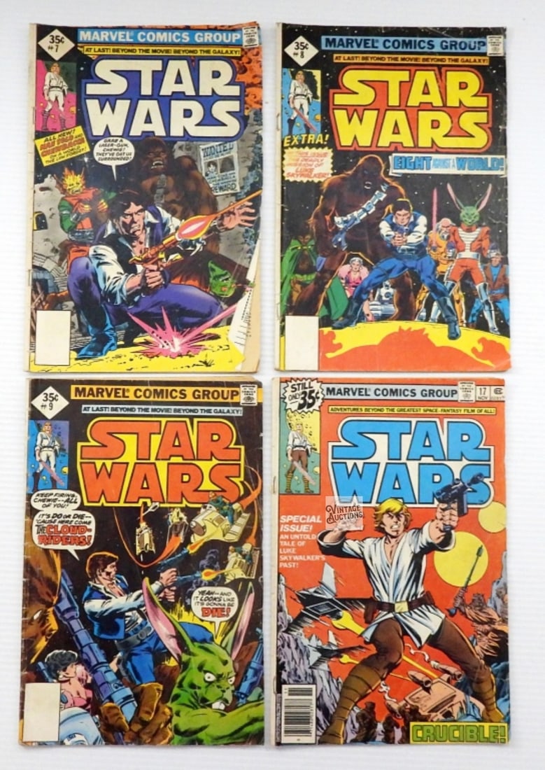 (4) VINTAGE MARVEL STAR WARS COMIC BOOKS (1 of 2)