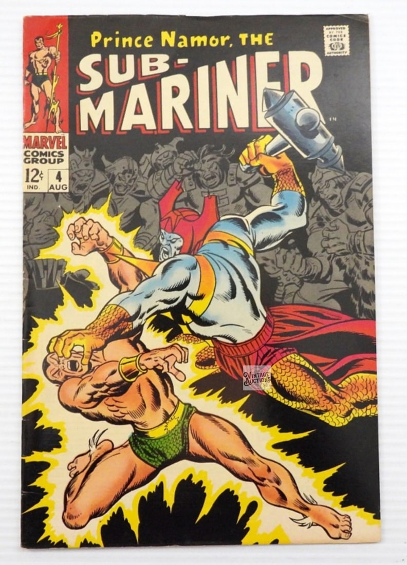SUB-MARINER #4 MARVEL 1968 (1 of 2)